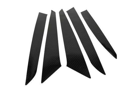 5D Carbon Fiber Sticker Gear Shifter Panel Cover for Maserati for Levante 2020-2022