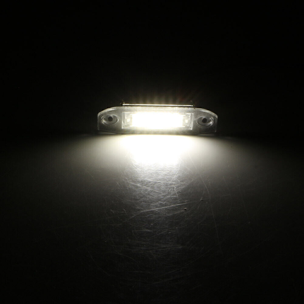 for Volvo V70 2000-2013 CX60 2008-2013 Pair LED License Plate Lights Lamps