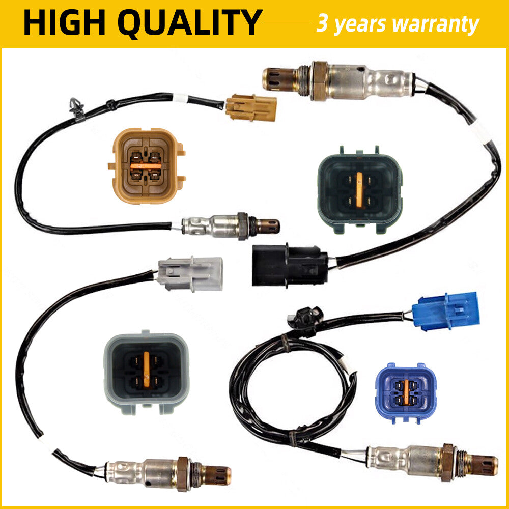 4-pack of upstream + downstream oxygen sensors suitable for 2012-2017 for Hyundai Azera 3.3L V6 Q