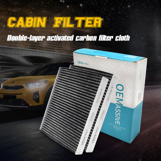Car Cabin Air Filter Set for BMW F10 F18 F07 F11 F12 F13 F06 730i 740d 750i 760i Q