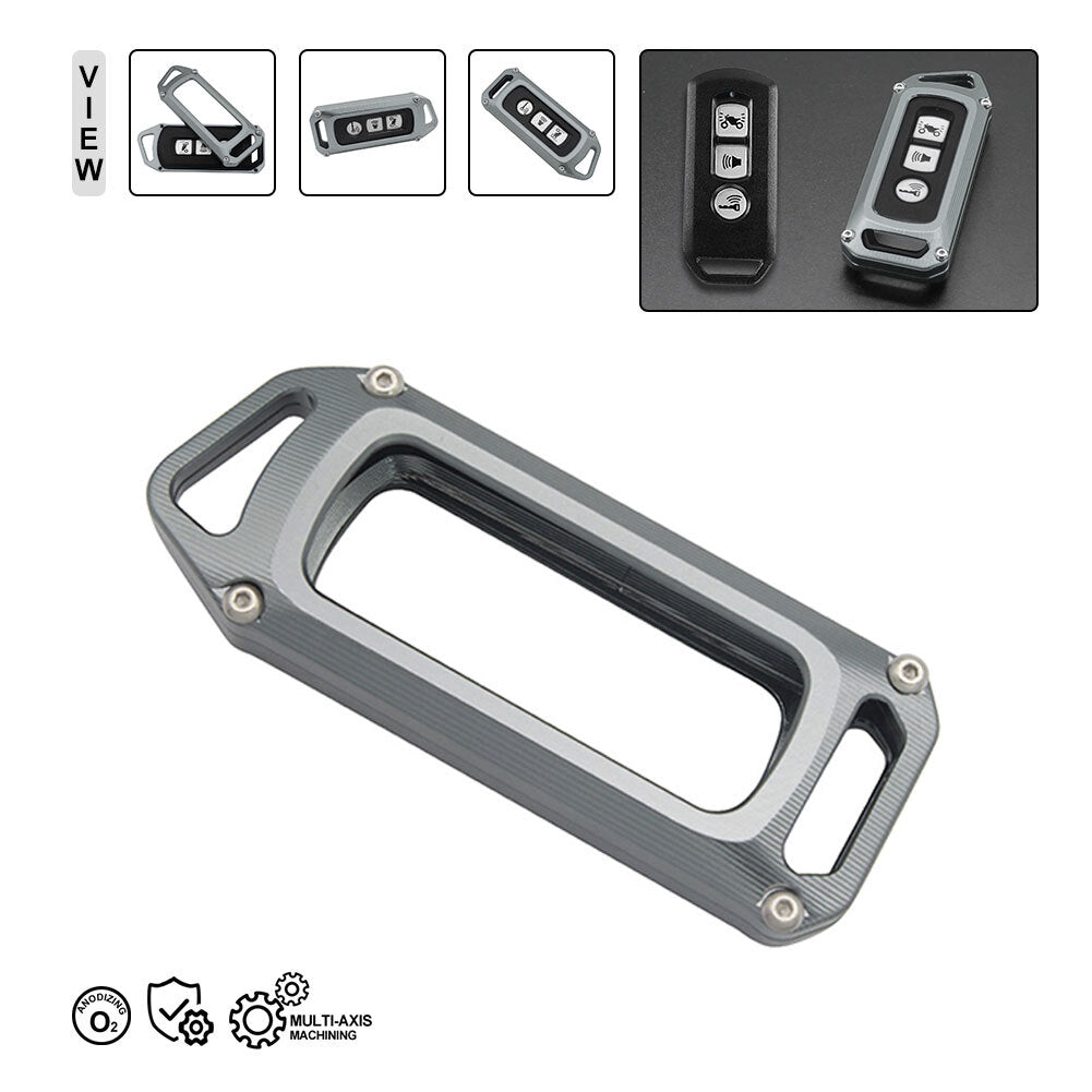 Gray Flip Remote Key Shell Cover Case Fob Bag for Honda X-ADV750 2017-2023 Q