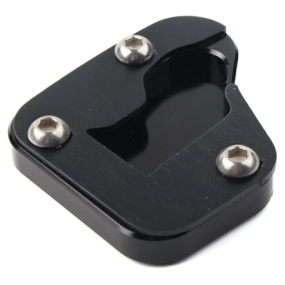 for SUZUKI HAYABUSA 08-20 Black Motorcycke Kickstand Sidestand Enlarge Plate Pad Q