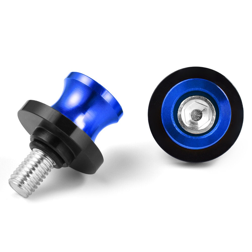 8MM Swingarm Spools Slider Stand Screw for Honda CBR 600 900 1000 RR Blue 2PCs
