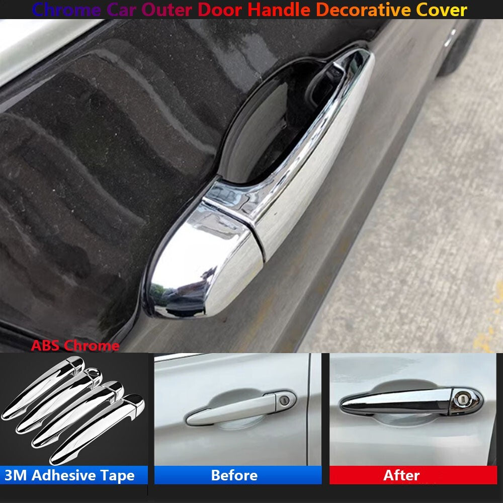 4 x for BMW F20 F30 F34 X1 X3 X4 X5 X6 E70 E71 F25 F26 E84 Car Door Handle Cover