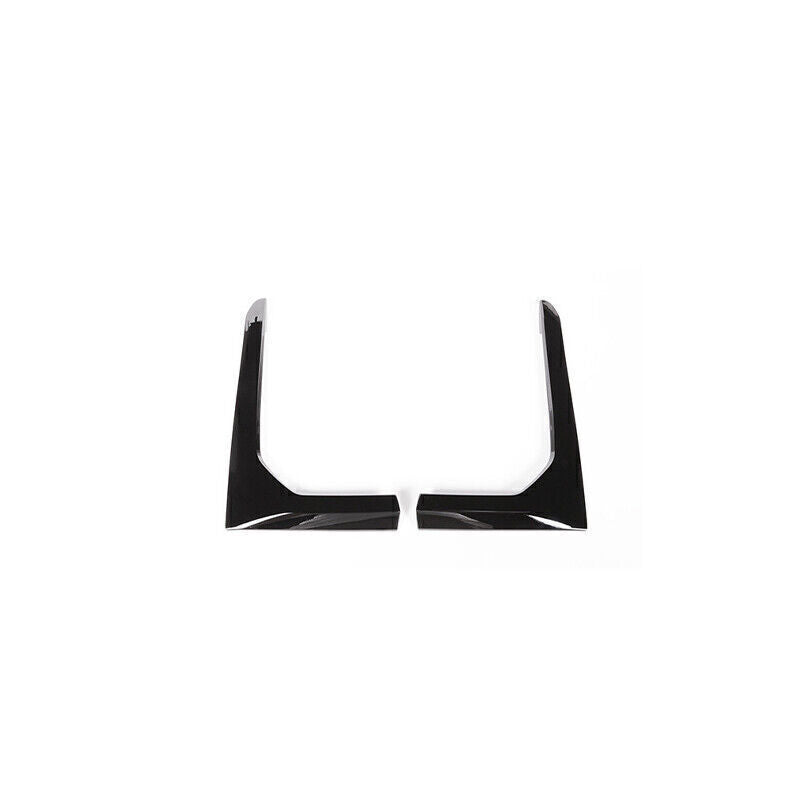 Black front door fender protector cover trim for BMW 7 Series G12 2020-2022 (2 pieces)