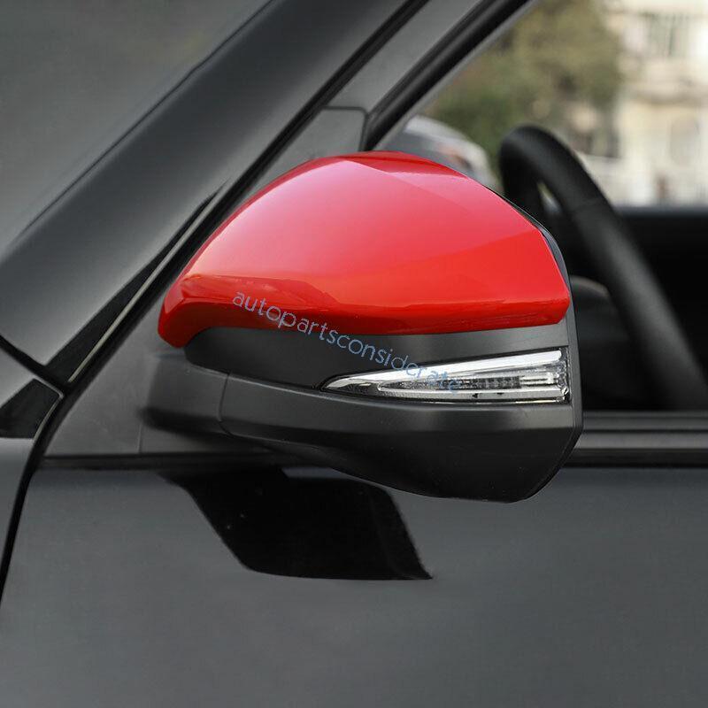 for Toyota Venza 2021-2023 Glossy Red Rear View Side Mirror Cover Trim Decorate