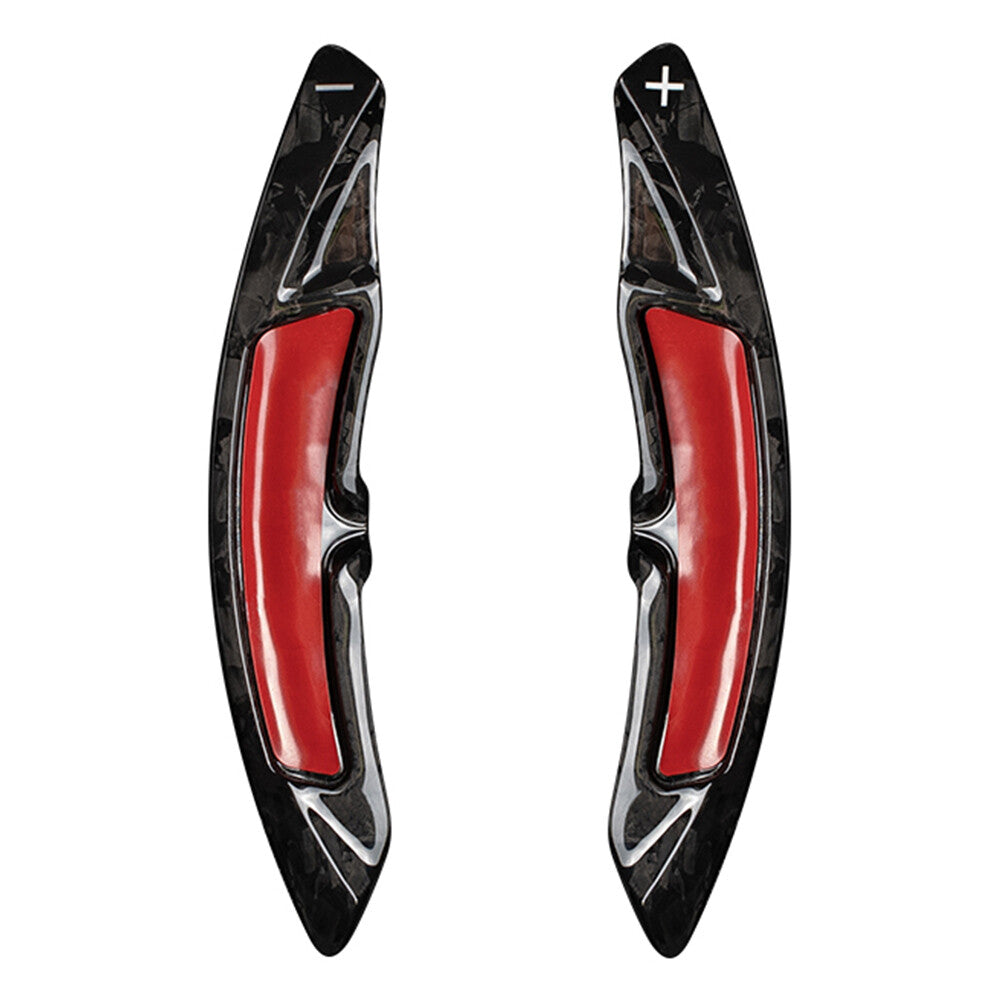 Forged Carbon Fiber Steering Wheel Paddle Shifter Extension for Porsche Macan