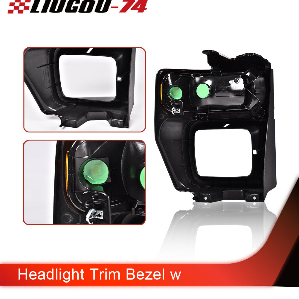 Headlight trim with parking turn signal light passenger right hand suitable for E150- v