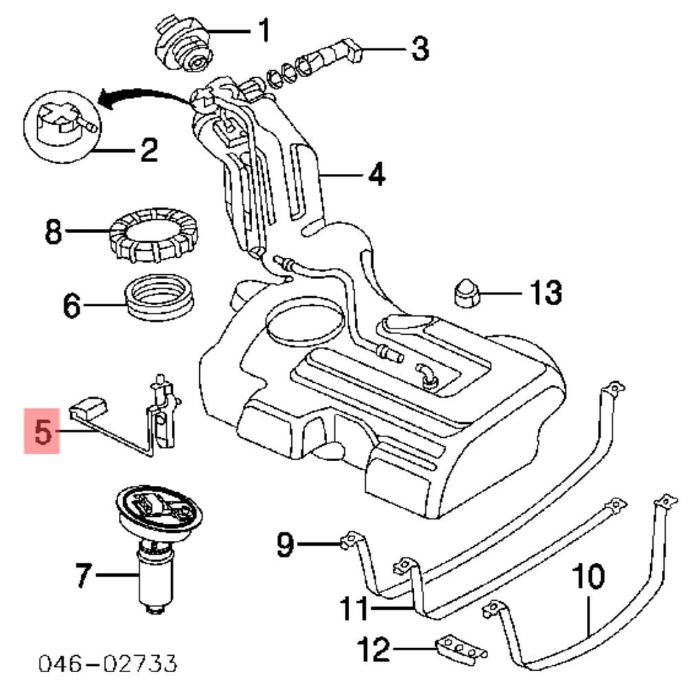8D0201751 Gravity Valve for Audi for VW for Skoda for A4 Avant S4 for A6 98