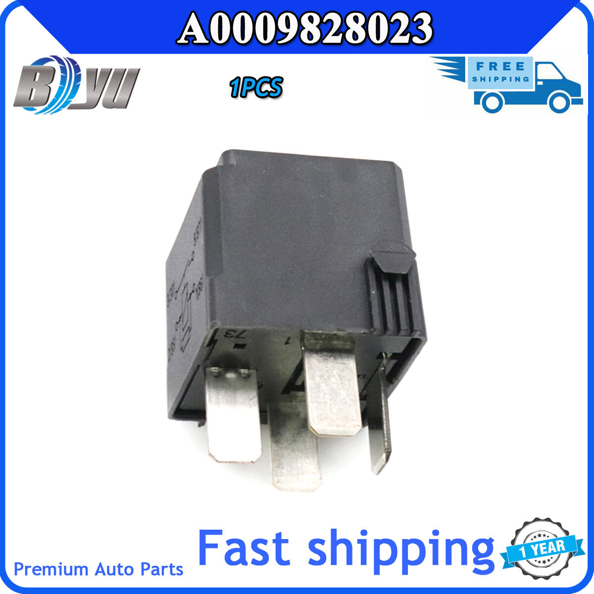 Fuel pump relay suitable for Mercedes -AMG E300, 928 C230 CL500, for Saab A0009828023 - v