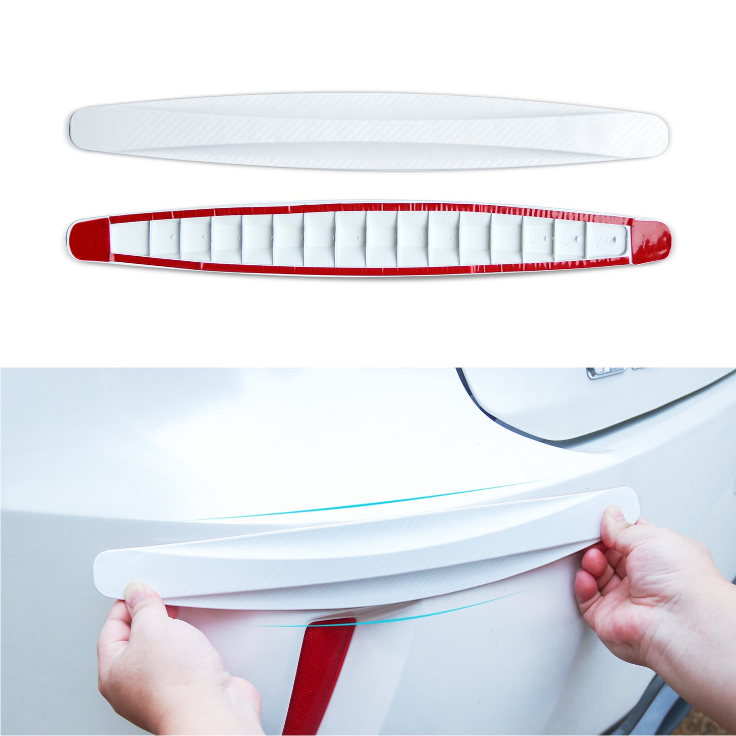 2-Pack Sporty SUV Van Rearview Mirror Rain Guard Sunshade Eyebrow Protection