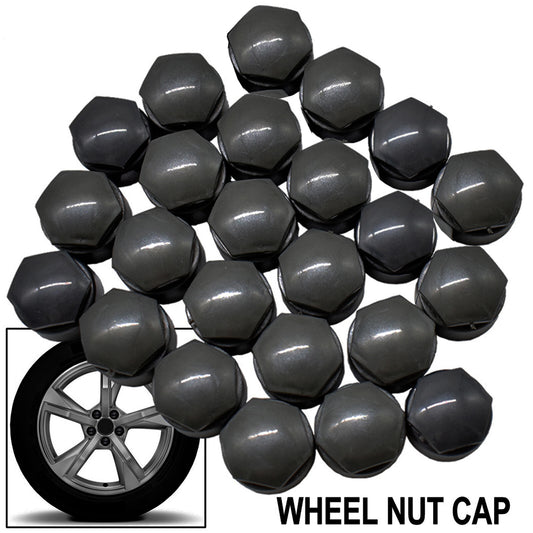for Audi for A4 for A6 Q3 Q5 TT Car Wheel Hub Nut Bolt Cap Cover Protector Black 24x25mm Q