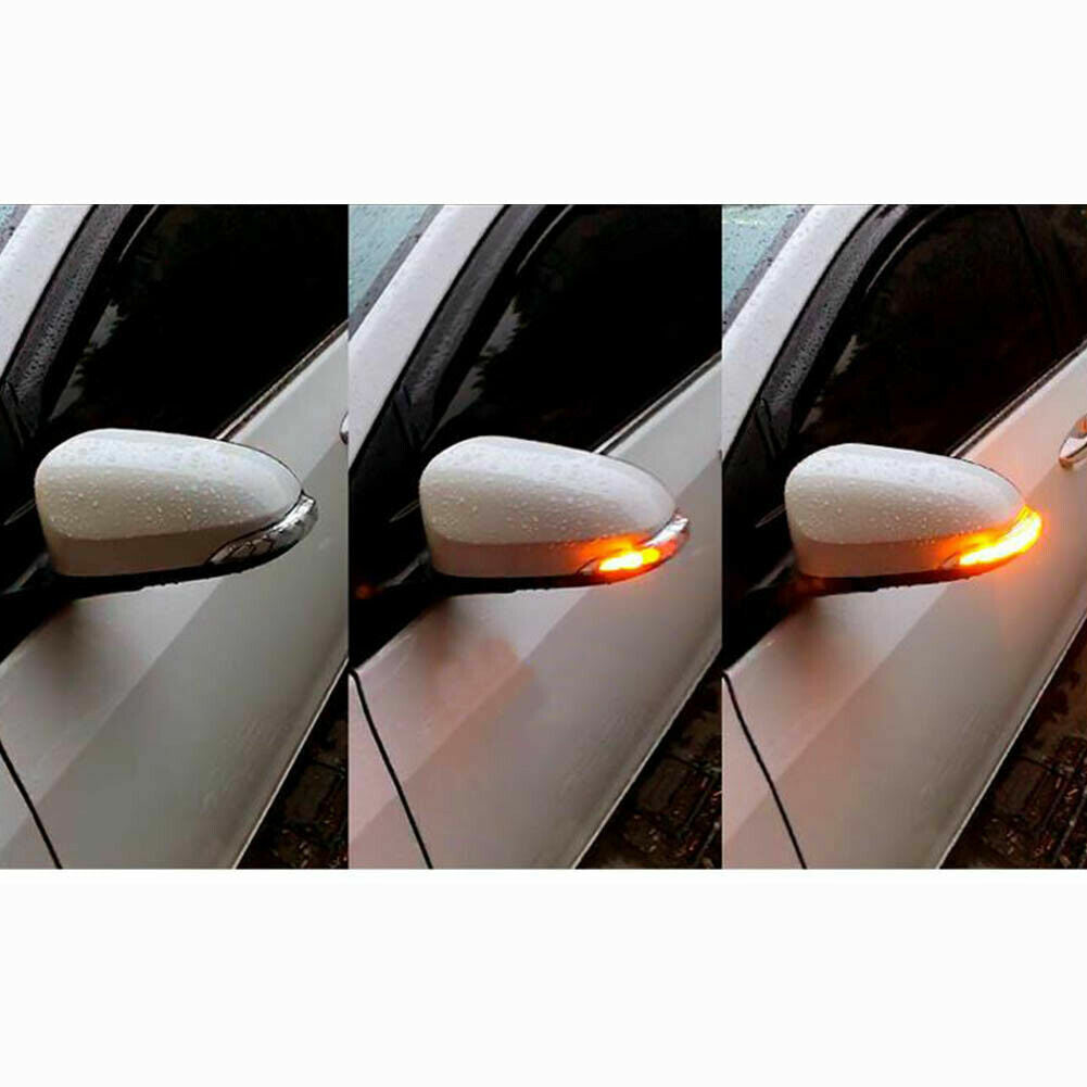 2pcs Smoke Switch Side Mirror Sequential Signal Lights for Venza for Corolla - v