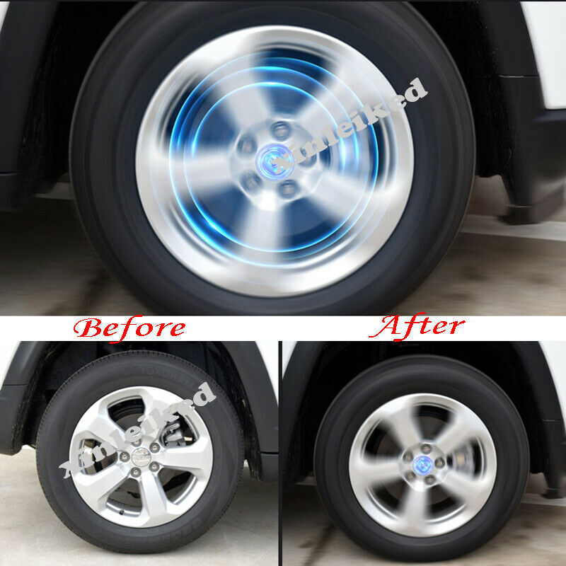 for Jeep Grand Cherokee Hub Light Floating Illuminate Wheel Caps LED Lights trim