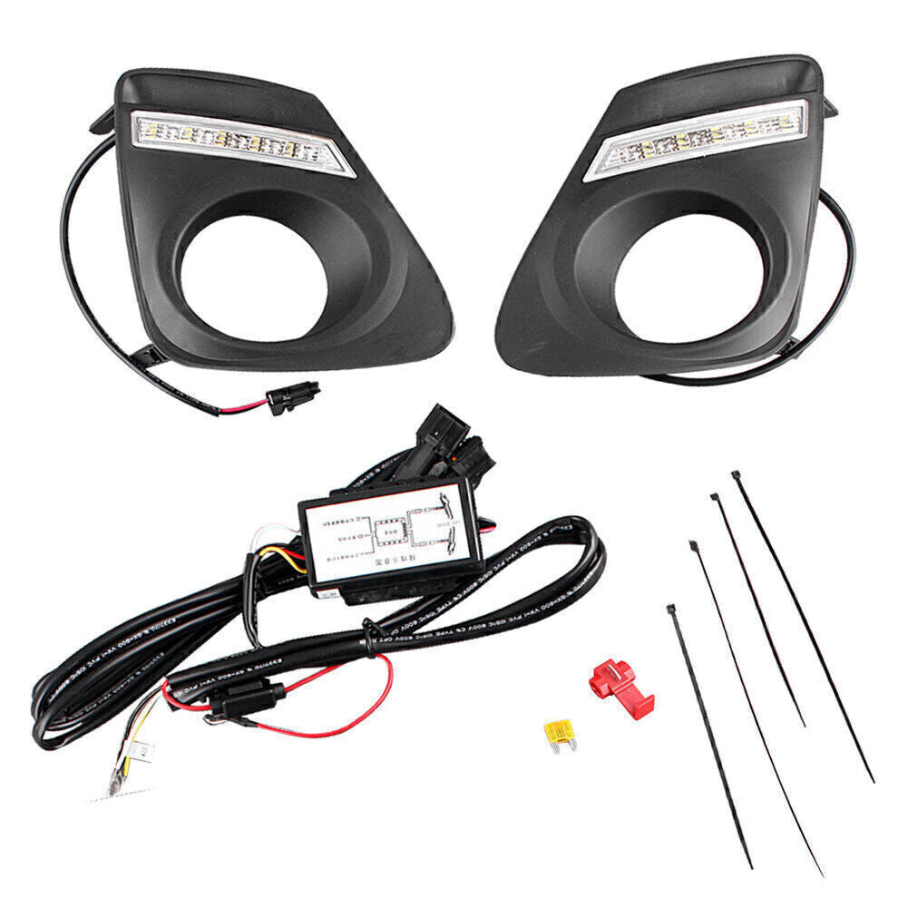 Daytime Driving Running Light DRL Fog Lamp Fit 2010-2013 for Toyota for Corolla Q