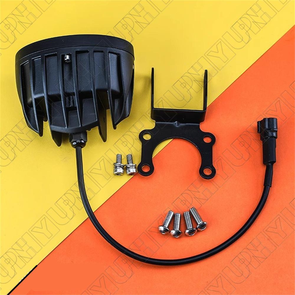1Pcs Motorcycle LED Front Head Light Headlight with Bracket For Sur-Ron Surron X Q