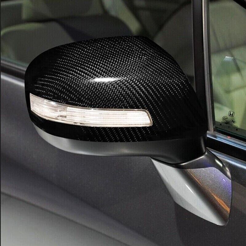 Real Carbon Fiber Car Door Side Mirror Cover Cap for Honda for Civic 9th 2012-2015