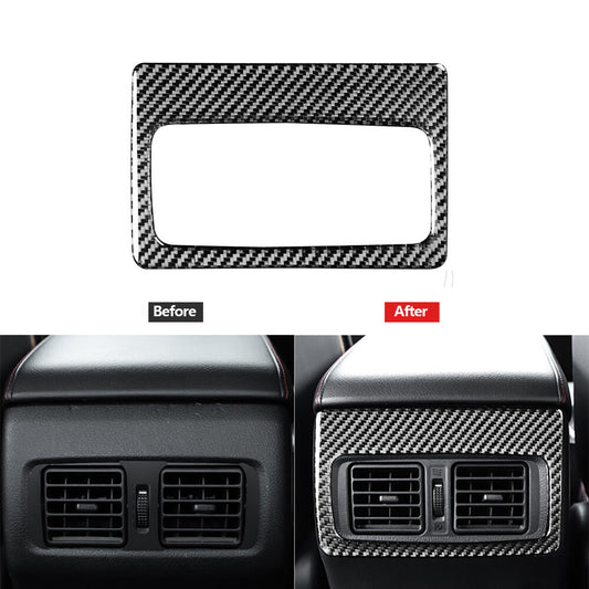 2x Carbon Fiber Interior Door Handle Cover Trim for Honda for Civic 2-Door 2003-2005 v