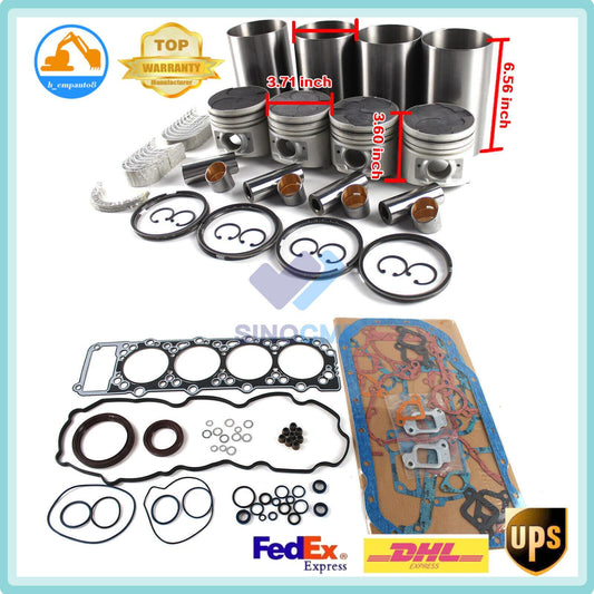 Engine Rebuild Kit 4M40 4M40D+4M40TD for Mitsubishi 307B Sumitomo SH60 Excavator