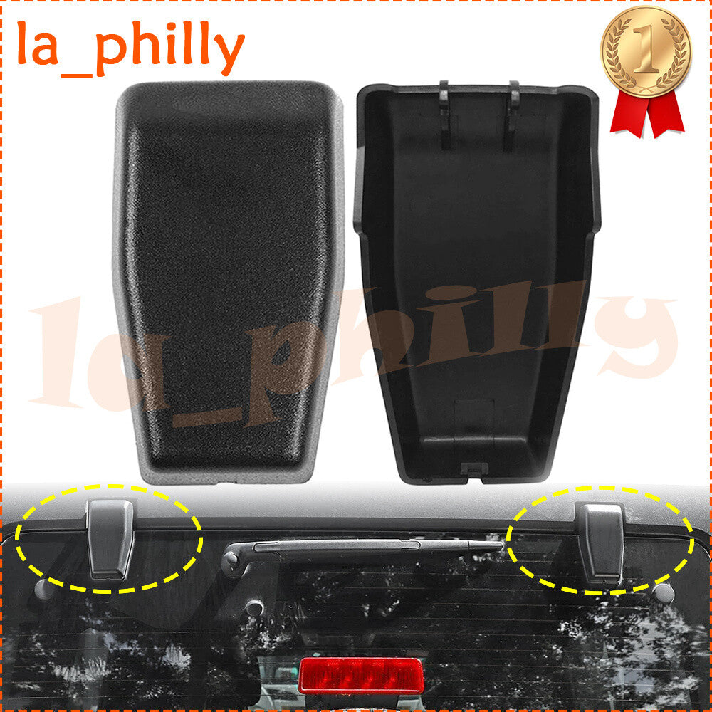 2Pcs Fit For 07-18 for Jeep for Wrangler JK JKU Rear Door Window Hinge Cover 68140033AA Q