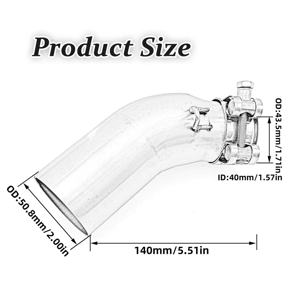 Motorcycle RZ C600 C650GT Exhaust Pipe Muffler Modify Middle Link Pipe Slip On