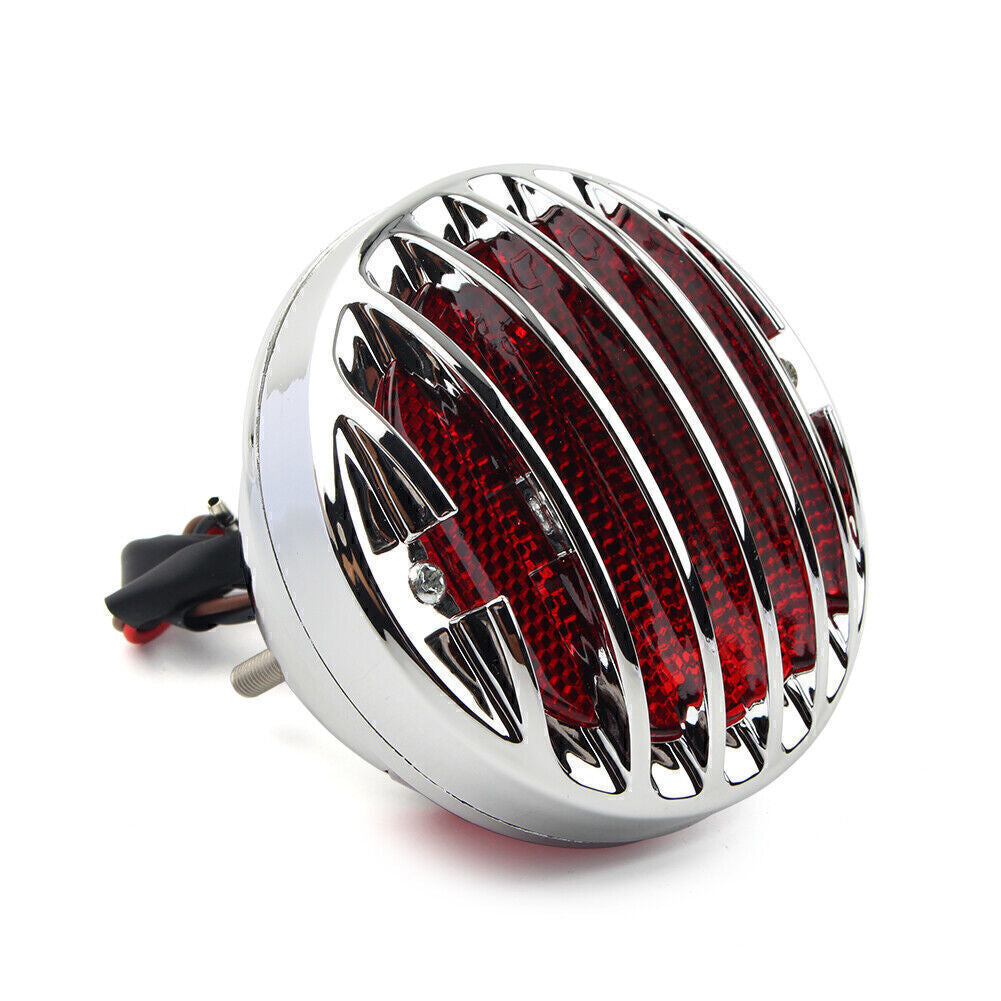 Chrome Tail Brake Light for Harley Bobber Rat Custom Chopper Hot Motorcycle