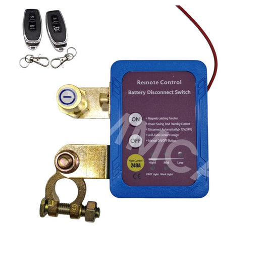 Car Battery Switch Disconnect Power Kill Master Isolator Cut Off Remote Control Q
