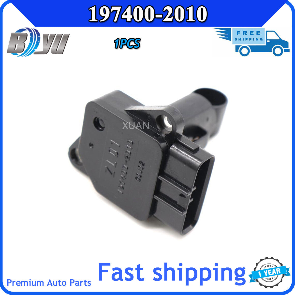 197400 - 2010 Airflow metering sensor for Mazda 2, 3, 5, 6, CX-7, MX-5 Miata MAF MASS (1 piece) v