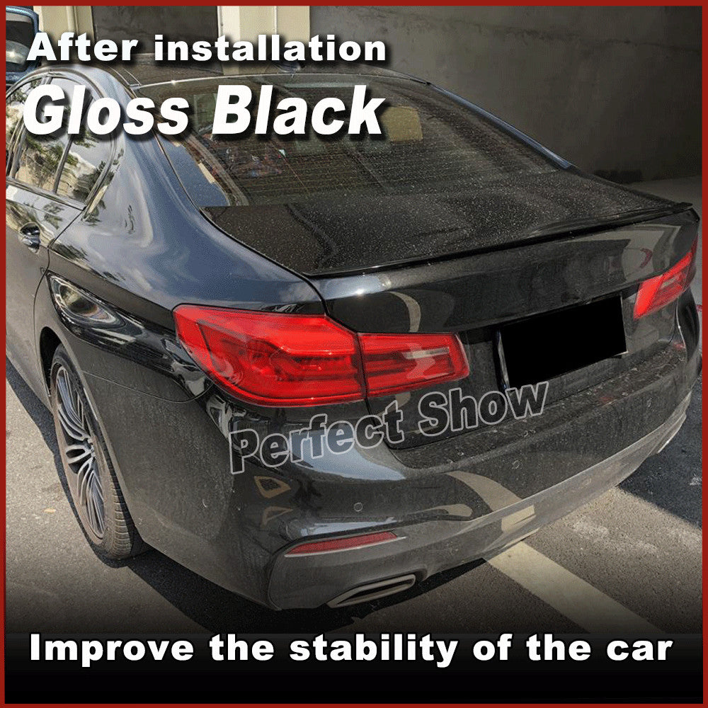 Fits for BMW 5 Series G30 F90 530i 540i M5 F90 17-20 Glossy Black Rear Trunk Spoiler