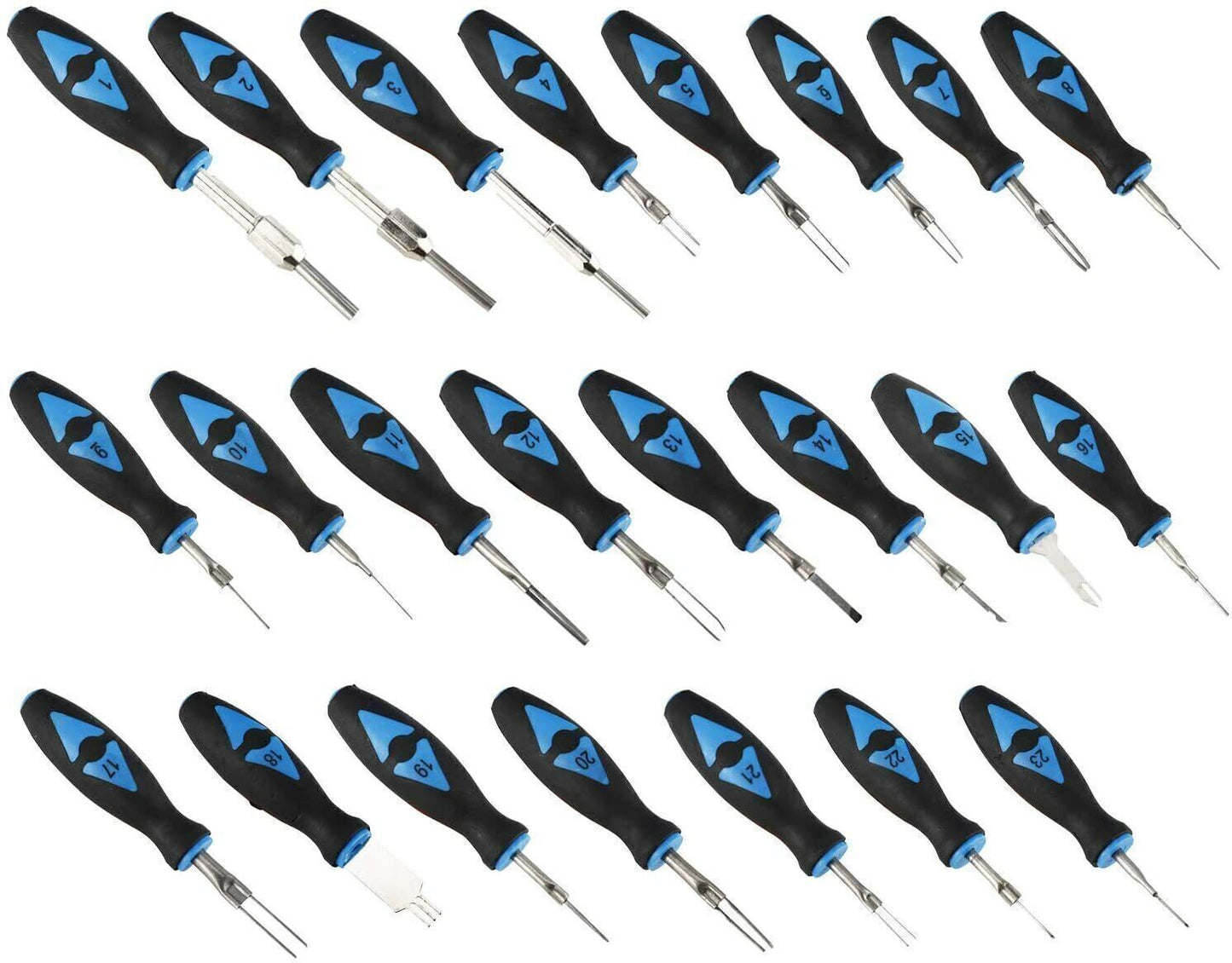 23pcs Universal Terminal Release Tool Electrical Connector Extractor Removal Kit Q