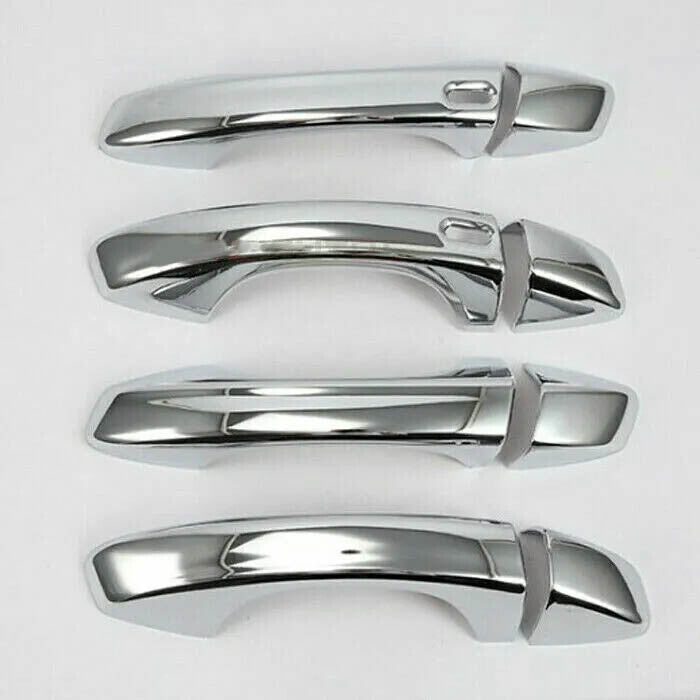 Chrome door handle cover for smart keyhole for VW Atlas 2018-2024