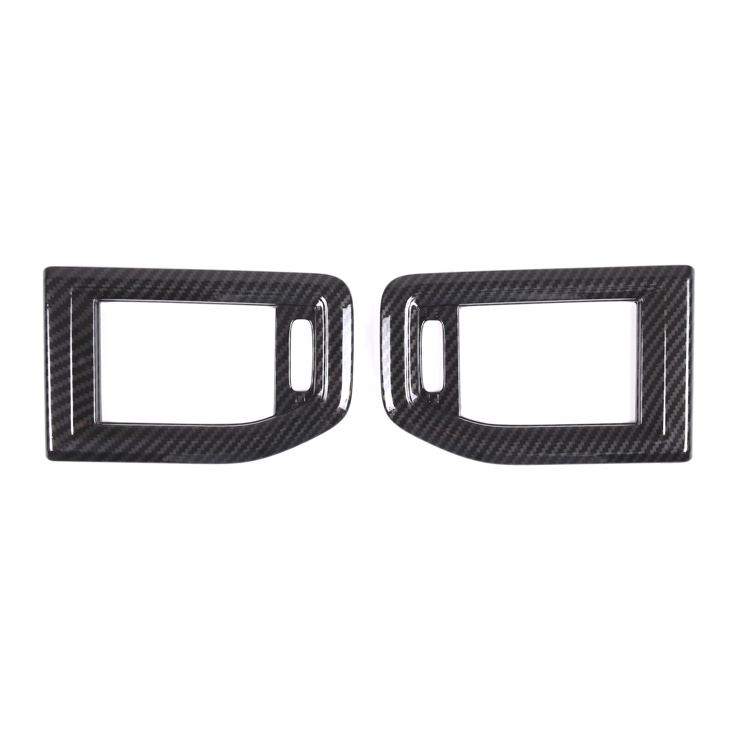 Carbon ABS interior side vent socket trim frame for Titan 2016 - 2023 n