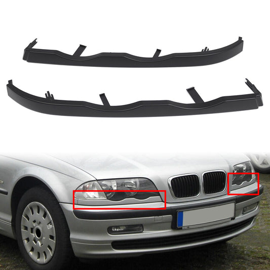 Front Bumper Headlight Lower Molding Trim Fit for BMW 3 Series E46 4Door 1997-2005