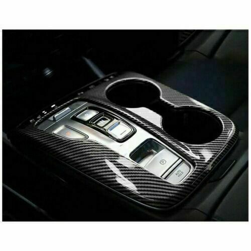 Carbon Fiber Center Console Gear shift panel Cover Trim fit for Hyundai for Tucson AT