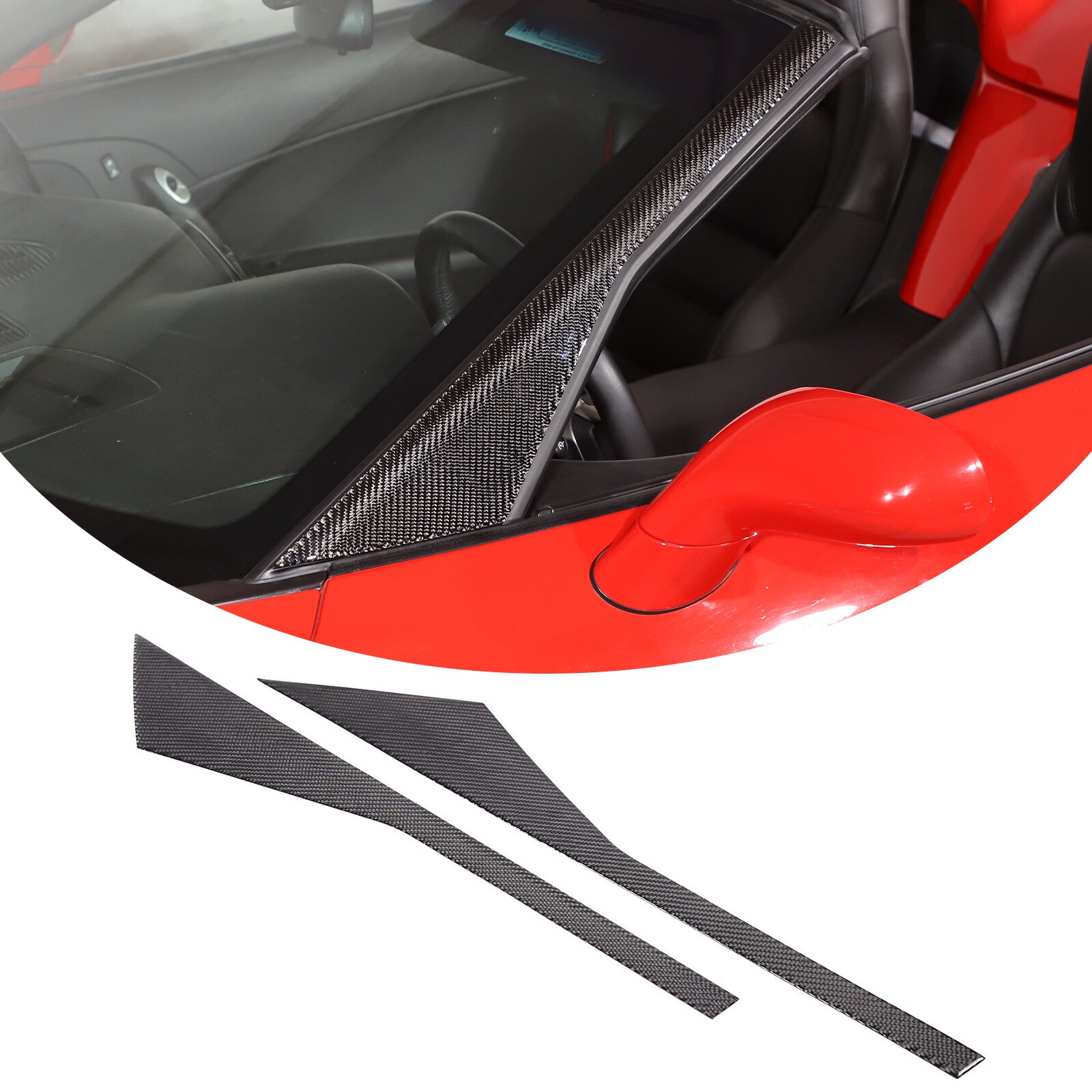 Pear wood grain armrest box side panel cover suitable for Toyota Sequoia 2022+