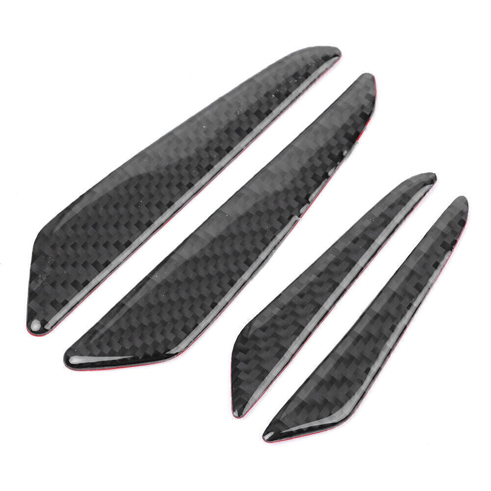 Door Protective Strip Anti-collision Car Carbon Fiber Fit for Mercedes-Benz 4PCS