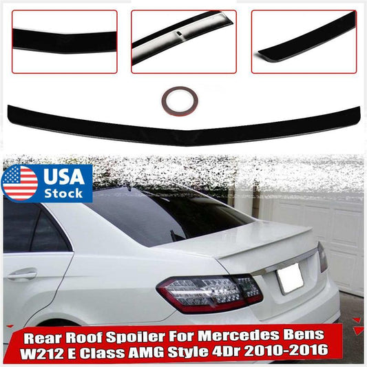 ABS Plastic Rear Trunk ABS Spoiler Wing Lip For 10-16 for Mercedes for Benz W212 A Style Q