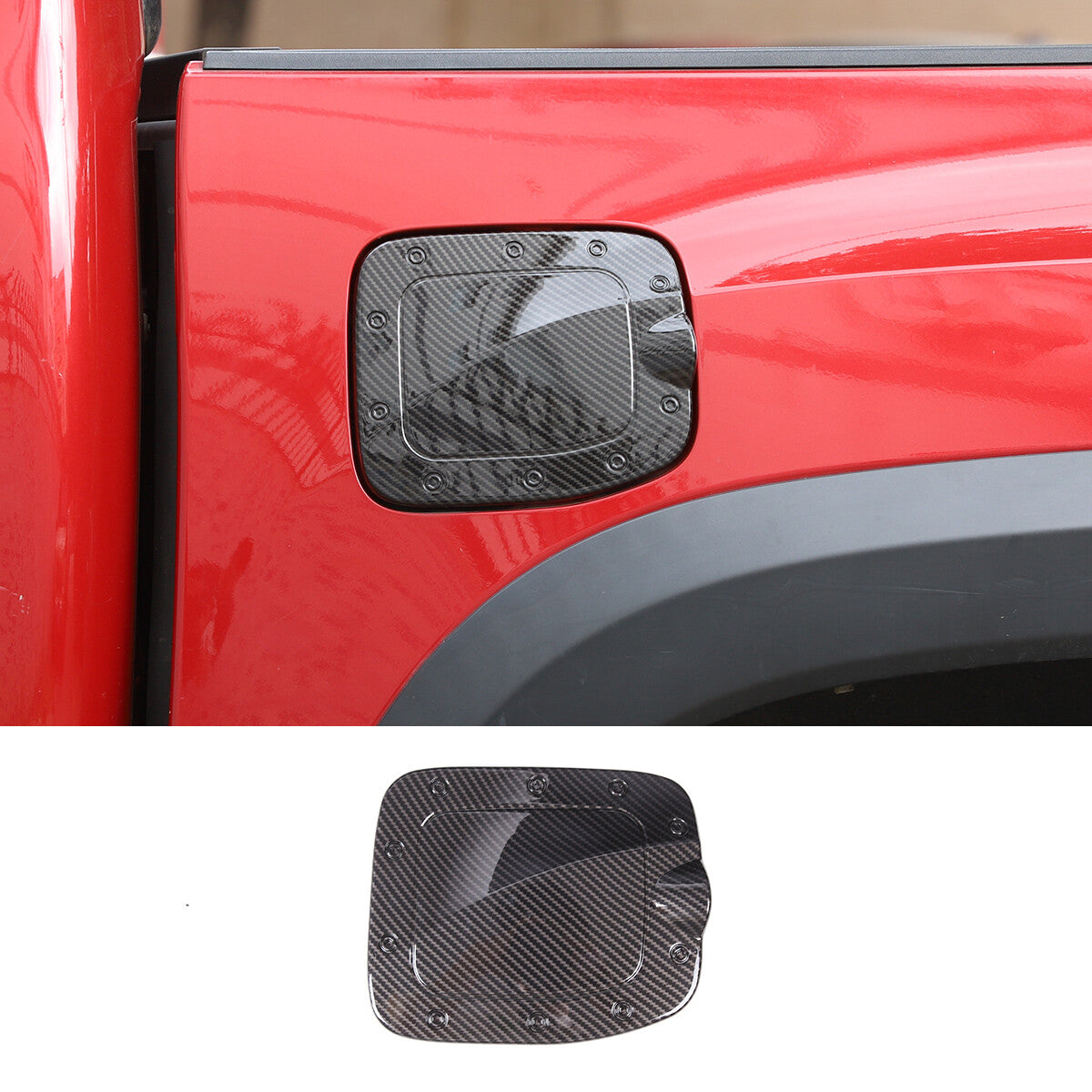 ABS carbon fiber child safety lock panel cover for Corvette C6 2005-2013
