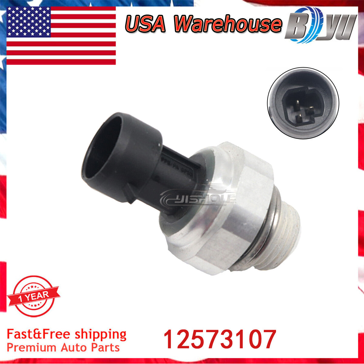 New 12573107 Pressure Sensor Fit for CADILLAC for GMC for SIERRA SAVANA for CHEVY for BUICK US