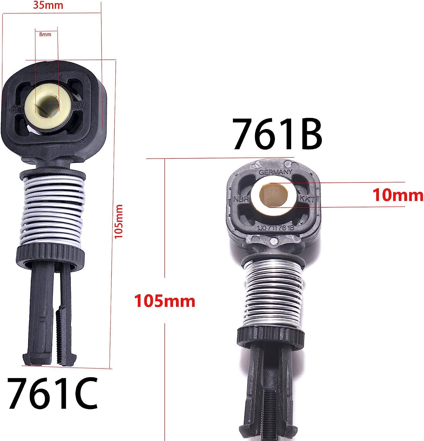 for VW for Golf MK4/5/6 for Jetta MK4/5 Gear Selector Shift Shifter Cable End Catch Pair