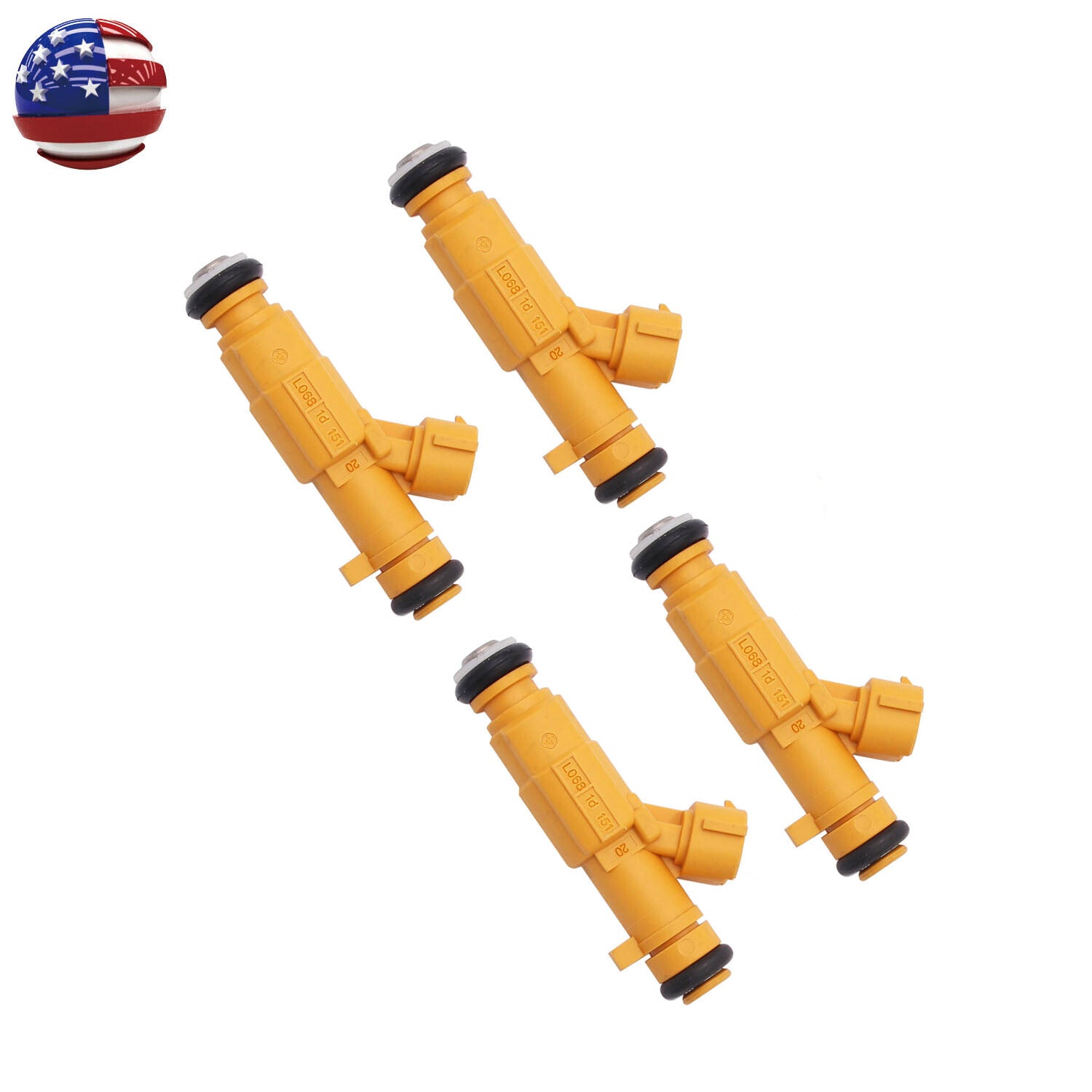 4X 35310-2C200 Fuel Injector Fit For 2013-14 for Hyundai for Genesis Coupe 2.0L