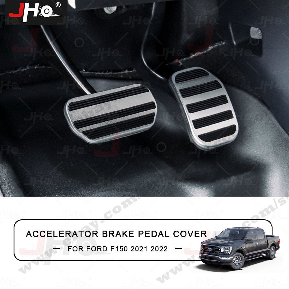 Non Slip Automatic Gas Brake Foot Pedal Protect Cover Pad for Ford F150 2021 22