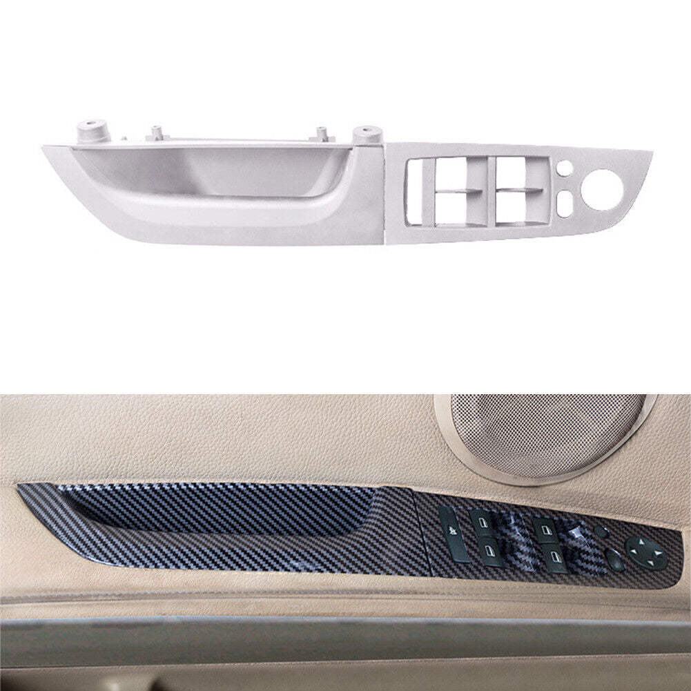 Gray Window Lift Panel Switch Cover for BMW 3 Series E90 2005-2012