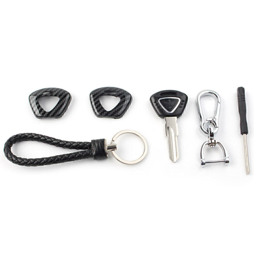 Motorcycle Uncut Blade Blank Case w/ Key Fit 1050 T955 Street Triple 675