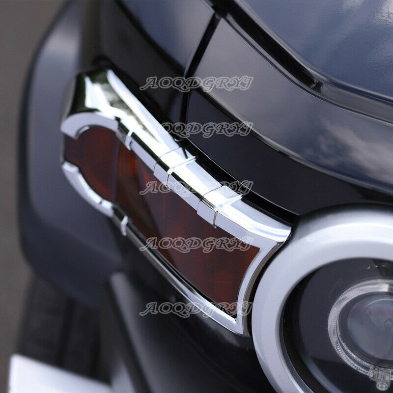 2x for Toyota FJ Cruiser 2007-2021 Chrome Front Fog Light Bumper Lamp Cover Trim