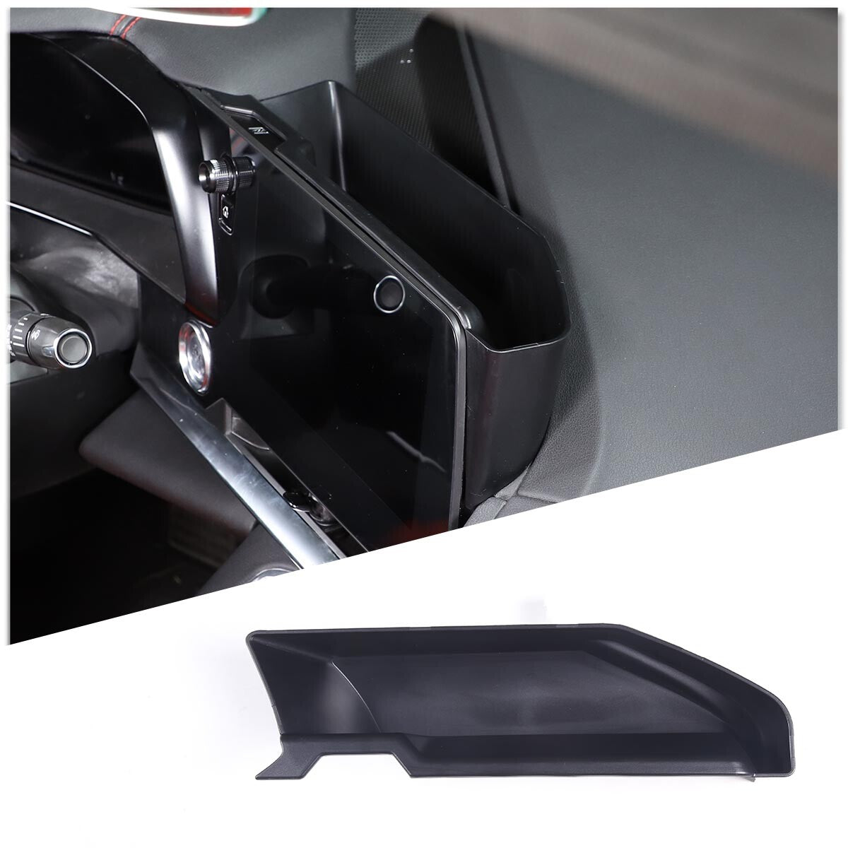 ABS black rear storage box tray decorative storage box suitable for Maverick 2022-2024- v