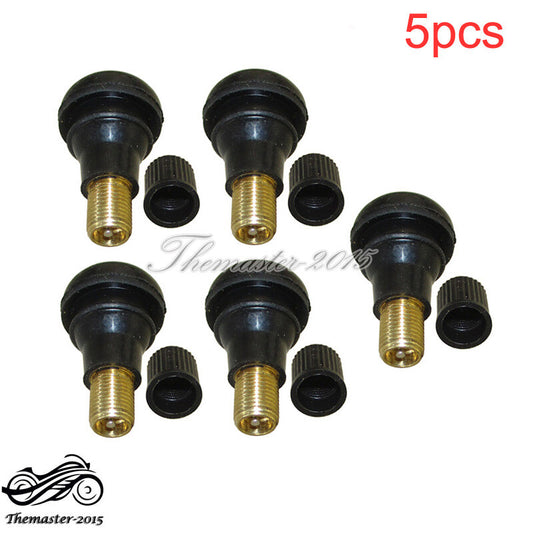 5pcs TR412 Valve Stems For Tubeless ATV Motard Electric Bike Motorcycle Q