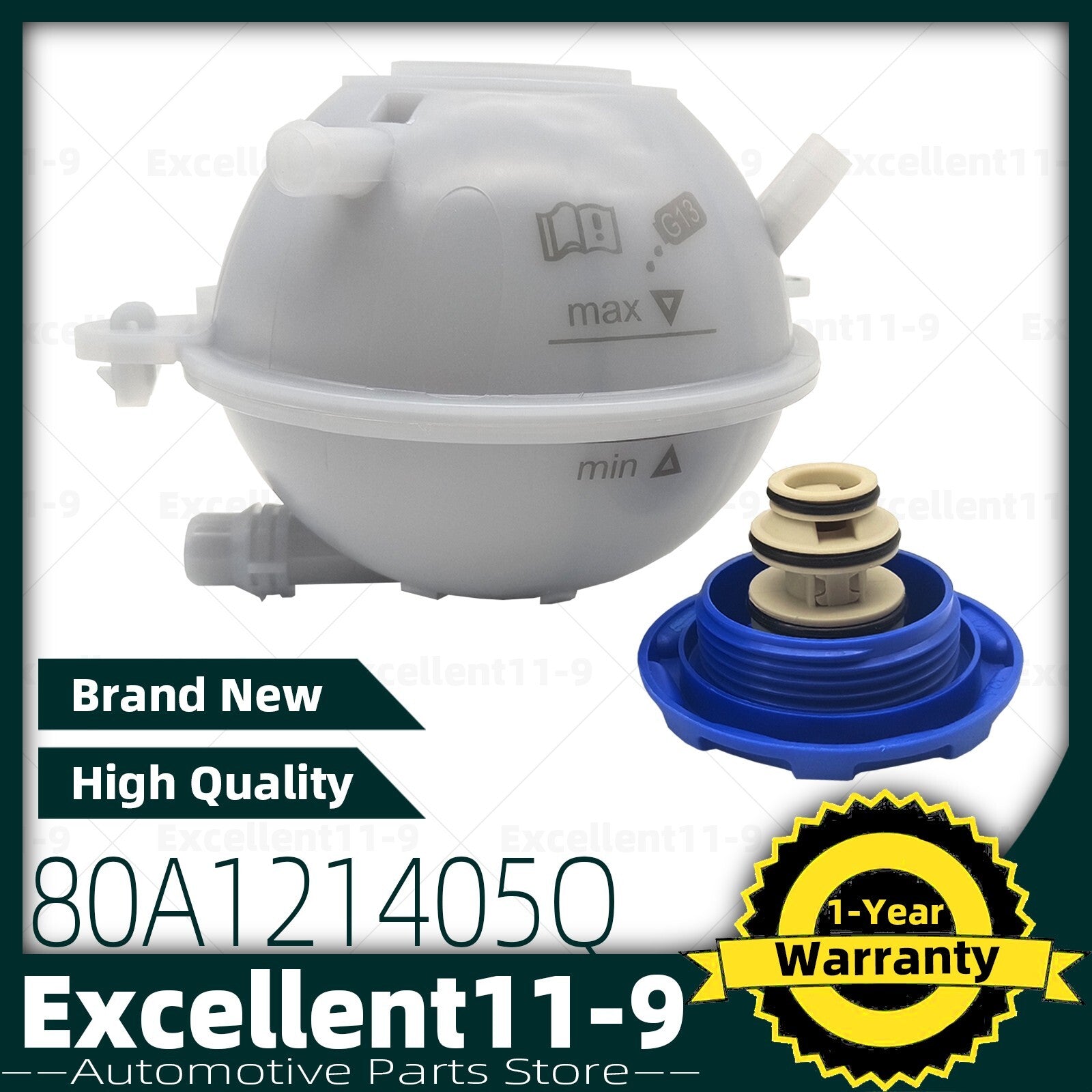 2.0T engine coolant reservoir with cap suitable for Audi Q5 2017 2018 2019 - 2024 n