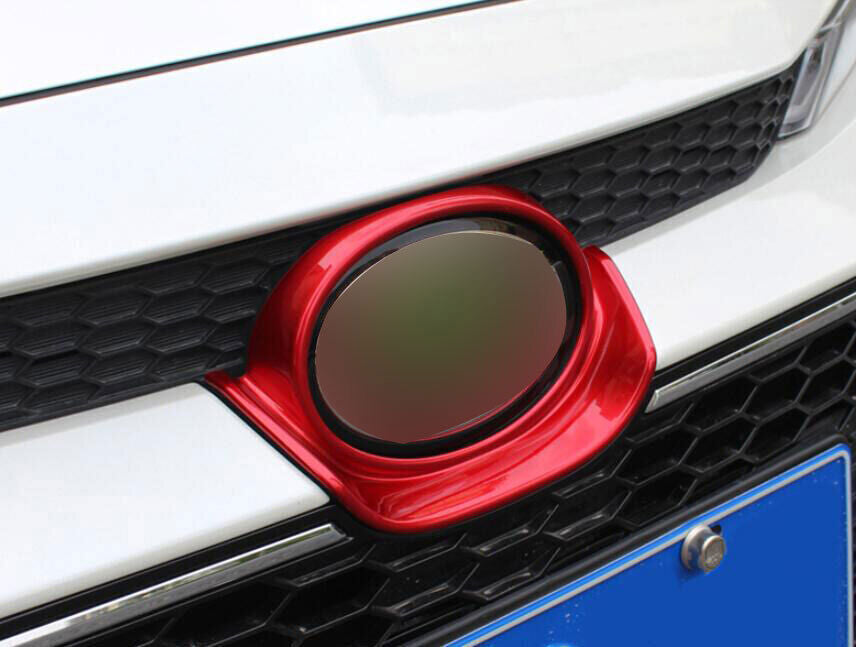 for Toyota for Corolla 20-2024 Gloss Red Front Mesh Grill Emblem Badge Frame Trim 1X