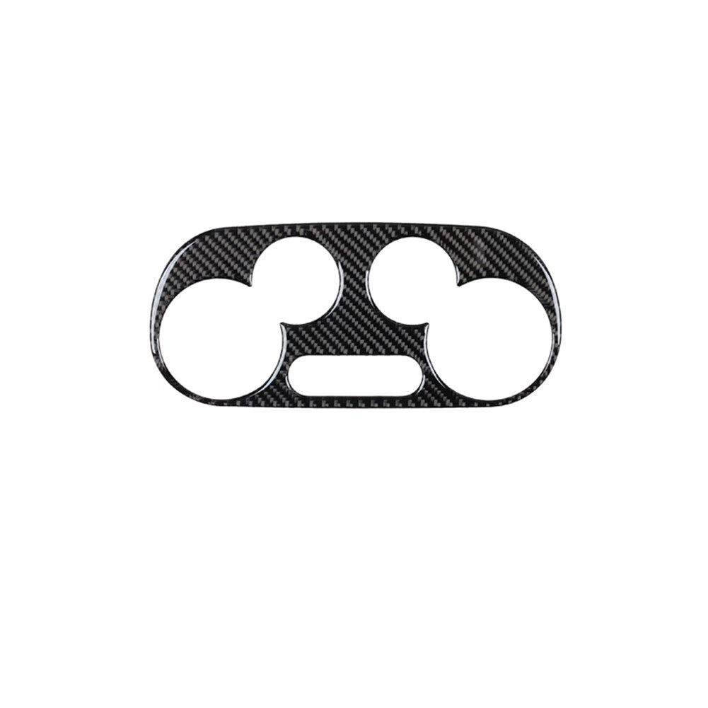 Black titanium alloy car rear cup holder panel cover decoration suitable for Kia K5 2021-2023- v